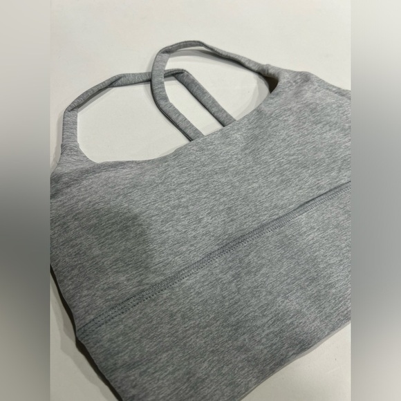 Vuori Women's XS Long Line Elevation Bra Heather Grey NWT Medium Support Mesh - Picture 2 of 7